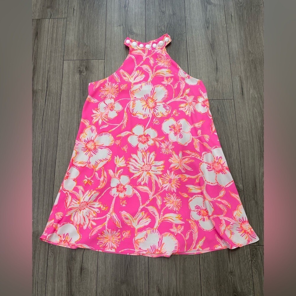 Lilly Pulitzer Alli Halter Swing Dress Sz XL